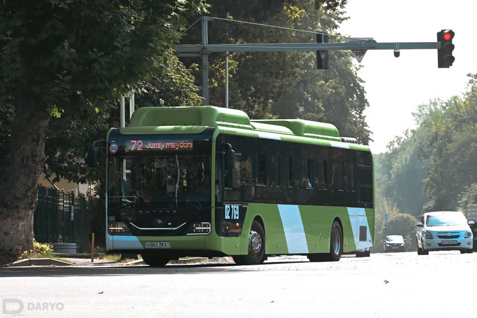 Автобус кондиционерлари 45 даражали иссиқда тўлиқ қувватда ишламаслиги мумкин — “Тошшаҳартрансхизмат”